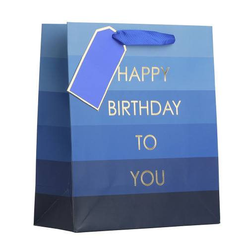 BIRTHDAY BLUE MEDIUM BAG