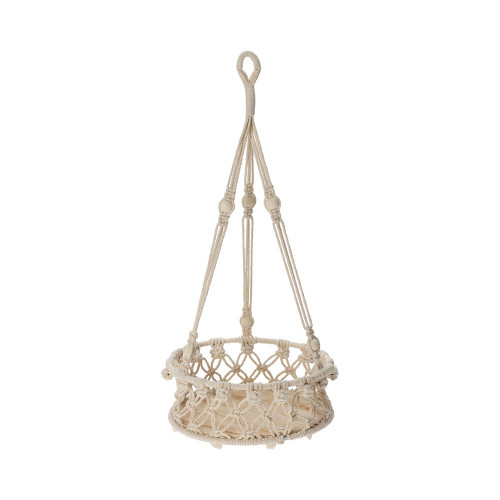 Tray In Macrame Hanger 60Cm