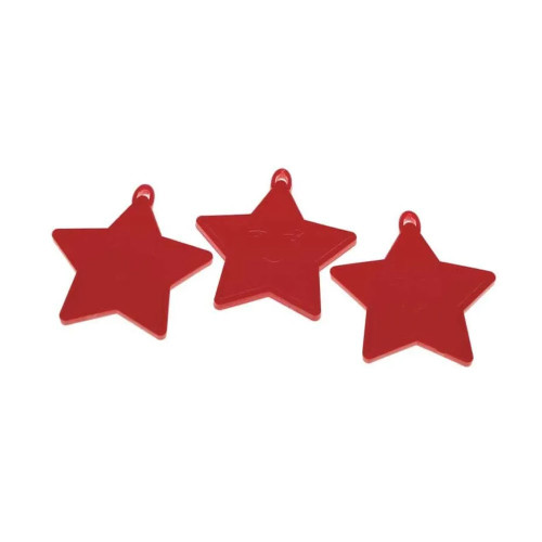 Weights Star Shape Red Pk 50 from Country Baskets