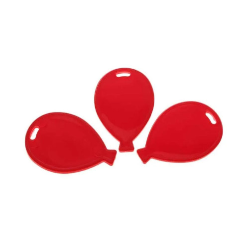 Weights Balloon Shape Red Pk 50 from Country Baskets