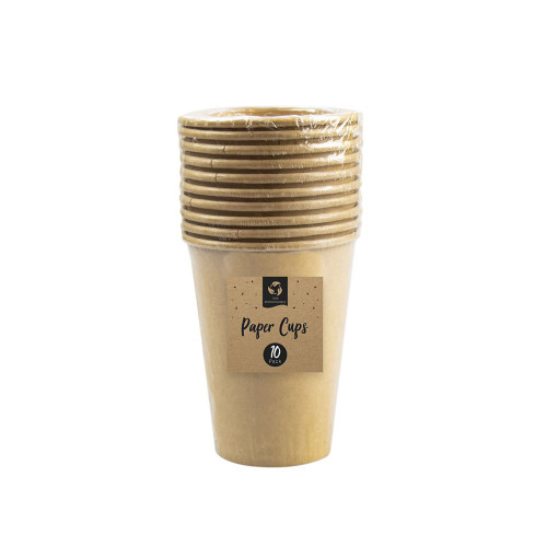 Biodegradable paper Cups - 10pk