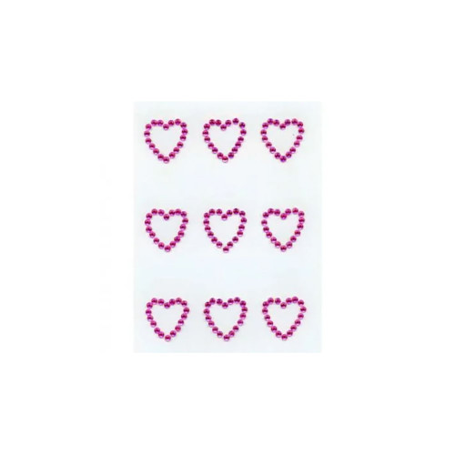 Pink Heart Stickers x9 (36/288)