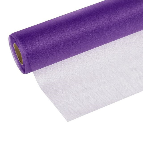 Organza Soft  Roll Purple 25M