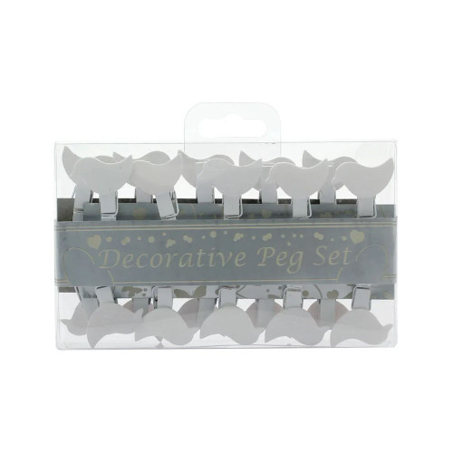 White Bird Pegs X20 from Country Baskets