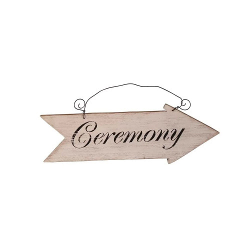 White Washed Ceremony Arrow