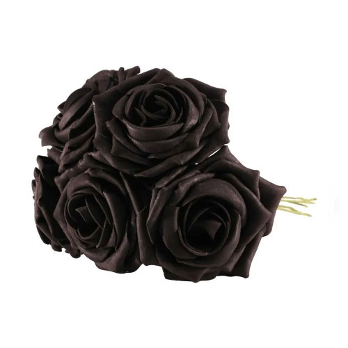 Foam Open Tea Rose Black X 5