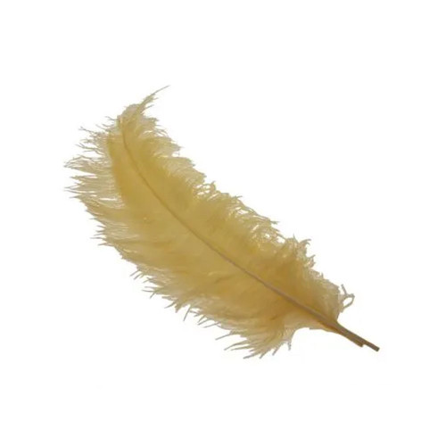 Gold Ostrich Feathers (pk5)