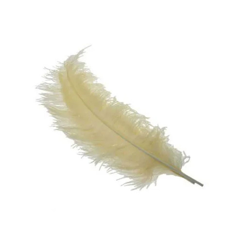 Cream Ostrich Feathers (pk5)