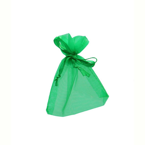 7x10cm Emerald Grn Favour Bag Pk10