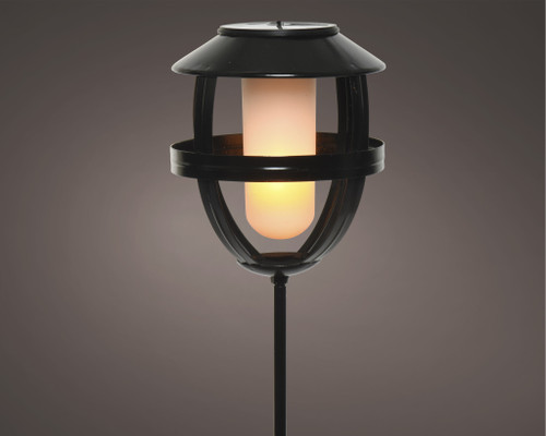 Solar torch black from Country Baskets