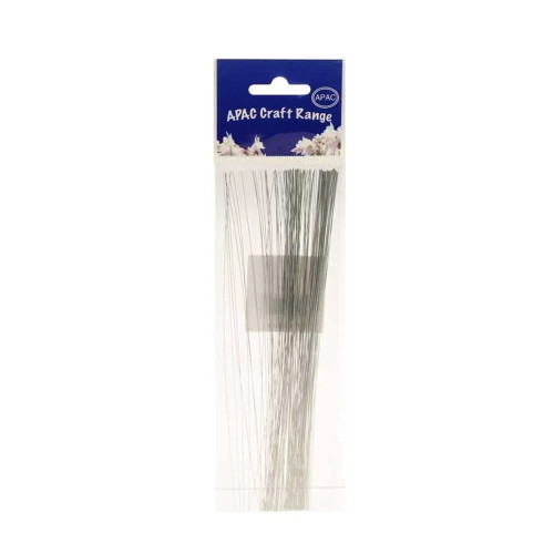 25g 0.32mm x 18cm Rose Wire (30swgx7") x 10pcs (1/40) from Country Baskets