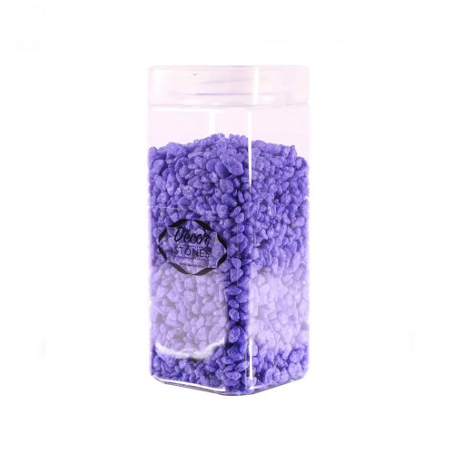 4-6mm 750gr Purple Pebbles in Jar (1/16) from Country Baskets