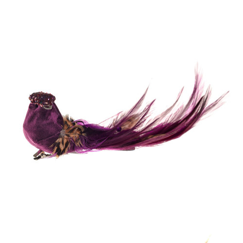 Pretty Bird With Clip Purple
