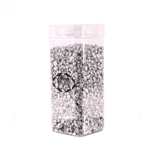 4-6mm 750gr Silver Pebbles in Jar (1/16)