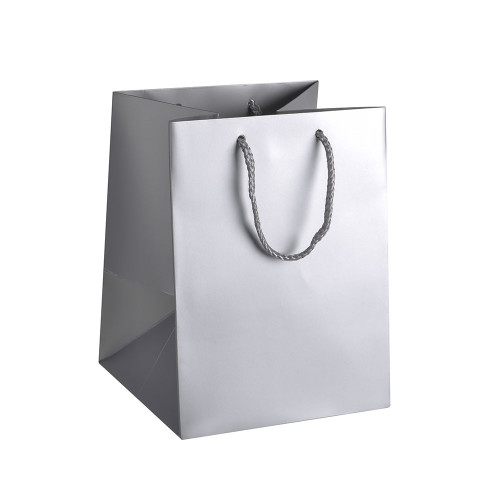 Hand Tie Bag Silver H25cm Single