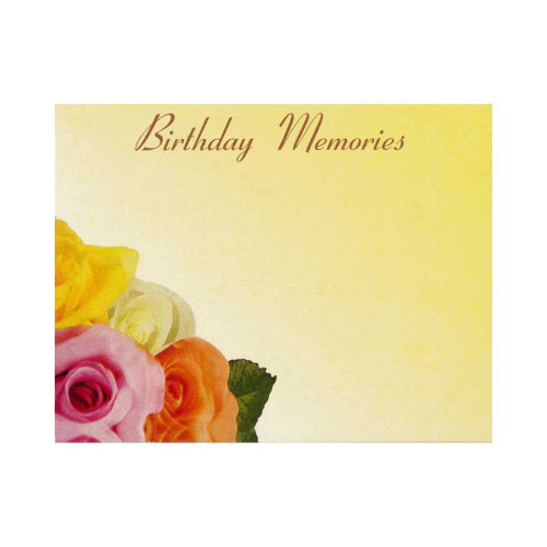 Card Mixed Roses Birthday Memories (50)