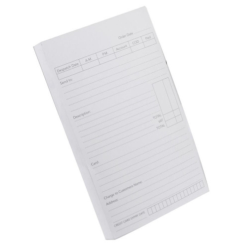 Shop Order Pad x2 '200 sheets' (2/40)