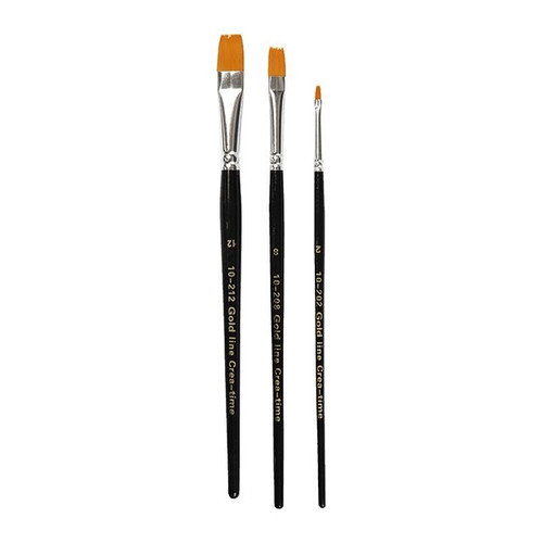 Craft Painting Brushes Pk3