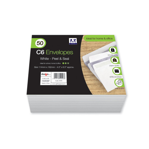 15 White Envelopes C6