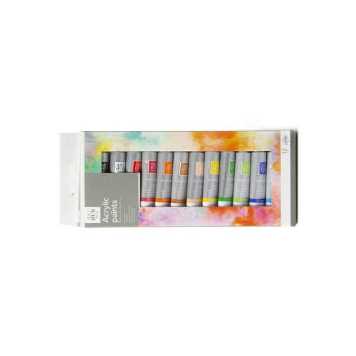 12 Pack Acrylic Paints 12ml