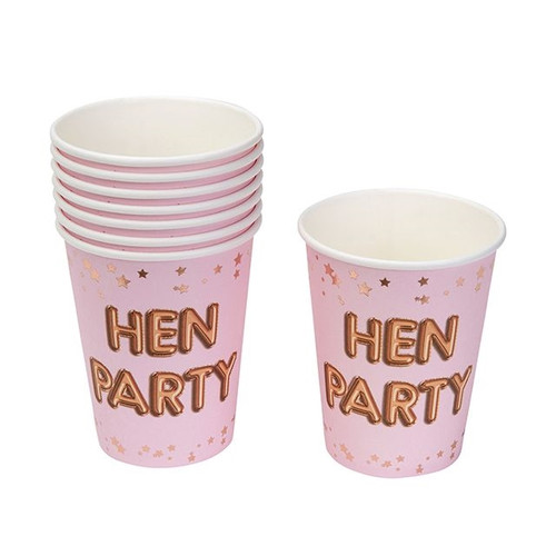 HEN Party Cups Pk8
