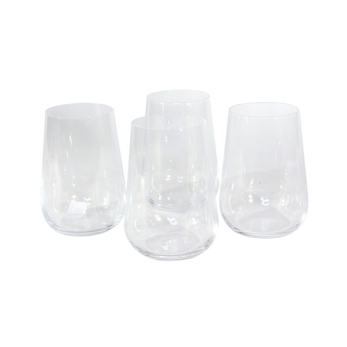 Set of 4 Crystal Hi-Ball Glasses