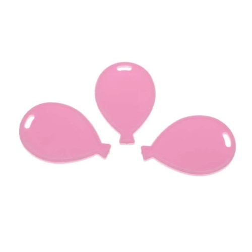Weights Balloon Shape Pastel Pink  Pk 50