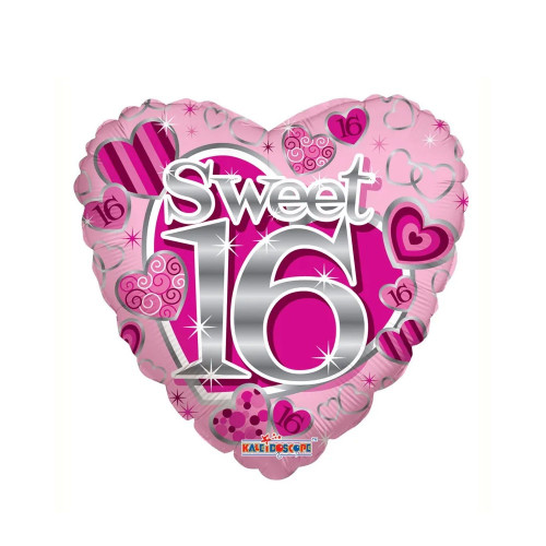 18" Birthday - Sweet 16th Pink
