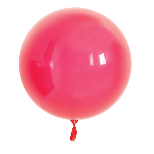 Vortex Solid Colour Sphere Balloon 18" Red