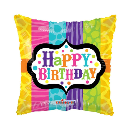 18" Birthday - Animal Print Birthday