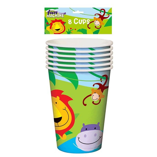 Jungle Cups Pack Of 8