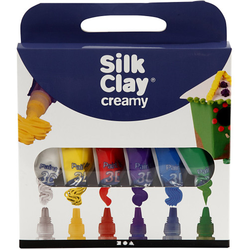 Silk Clay Assorted Creamy Colours