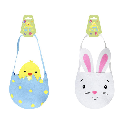 EASTER FELT BAG 2 ASSORTED 