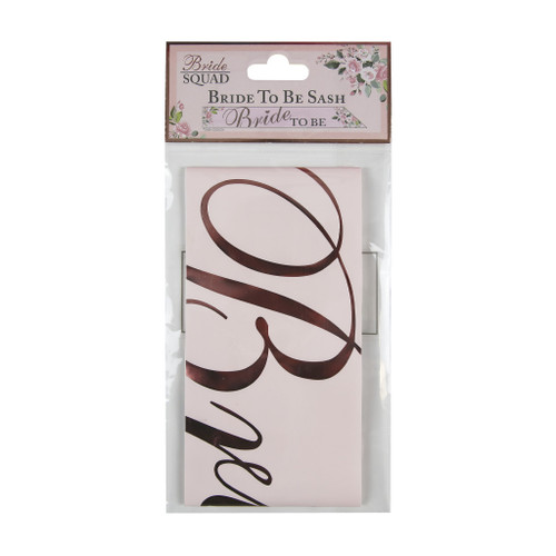 BRIDE TO BE PAPER SASH   48'S
