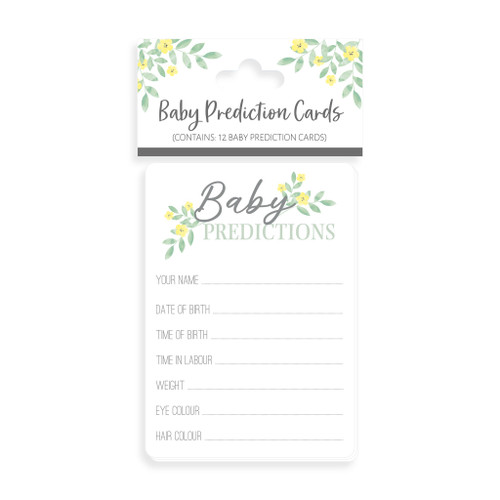 BABY PREDICTION CARDS 72'S