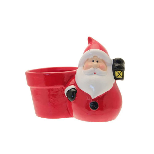 Santa Novelty Ceramic Plant Pot