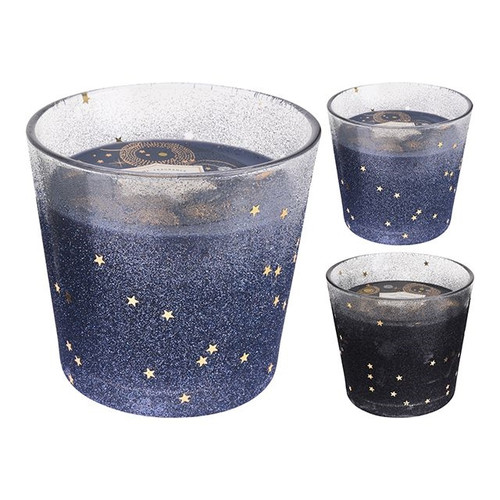 Candle In Glass Blue 2 Assorted from Country Baskets