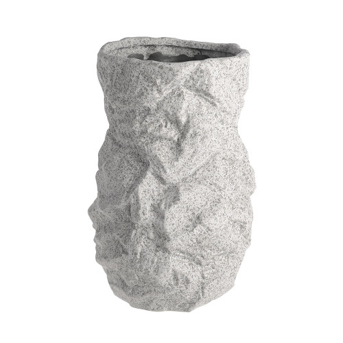 Textured Cylinder Ceramic Vase 16.3cm