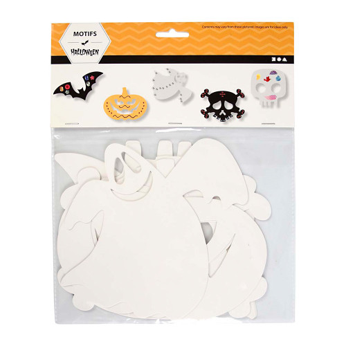 Halloween Motifs, white, size 25x17 cm, 230 g, 16 pc/ 1 pack from Country Baskets