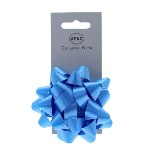 Navy Blue Galaxy Bow on Header