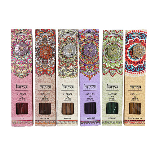 Karma Incense 40Pk With Holder from Country Baskets