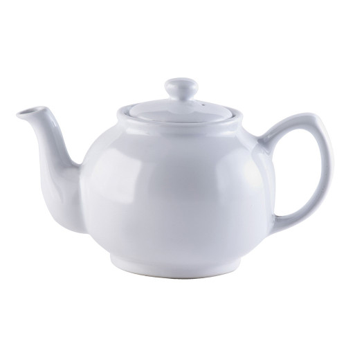 White 6Cup Teapot