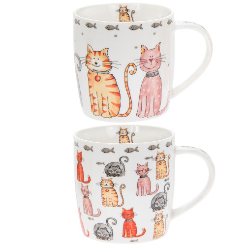 Faithful Friends Cat Mug 2A