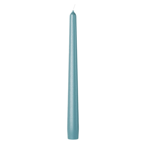 Bolsius Essentials Taper Candles Box of 4 -245x24mm - Metallic Blue