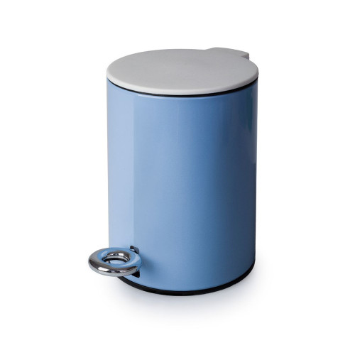 Natural Pedal Bin Soft Close 3L Blue