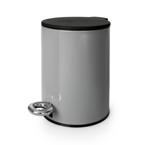 Natural Pedal Bin Soft Close 3L Grey