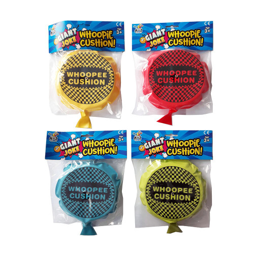 Whoopee Cushion 20cm Assorted Colours from Country Baskets