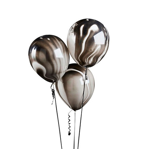 Balloon Blast Off Black Marble Pk5 from Country Baskets