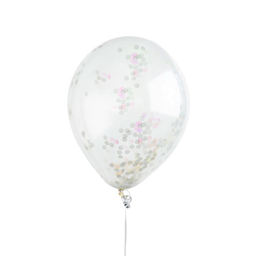 Iridescent Confetti Balloons 5pl