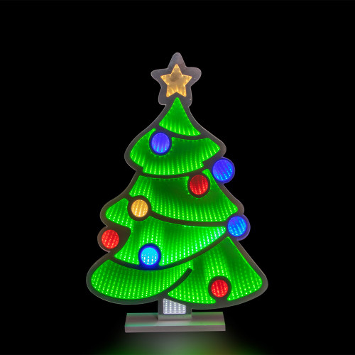 Tunnelled Light up Tree H:60cm